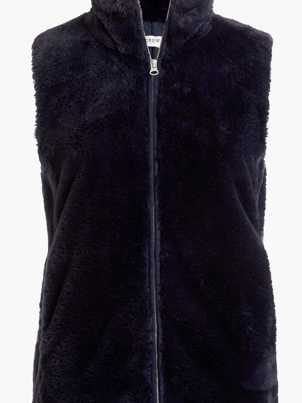 J Crew Faux Fur Vest